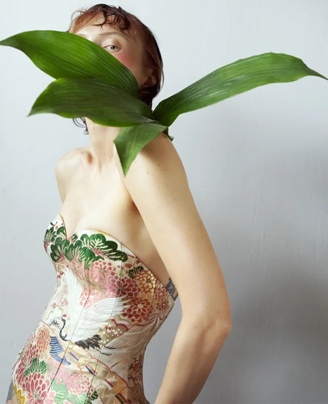 obiforcorset-HomePage-Magnificent-Heron-and-Flowers-Maru-Corset